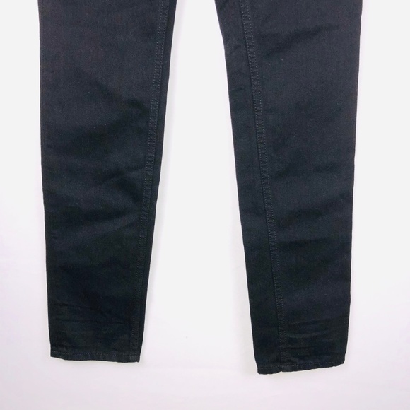 Alexander Wang X Black Taper Leg Relaxed Jeans 002 - Picture 3 of 8